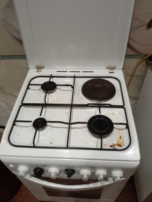 Комбо газ плита ,духовка электрическая, авто поджиг