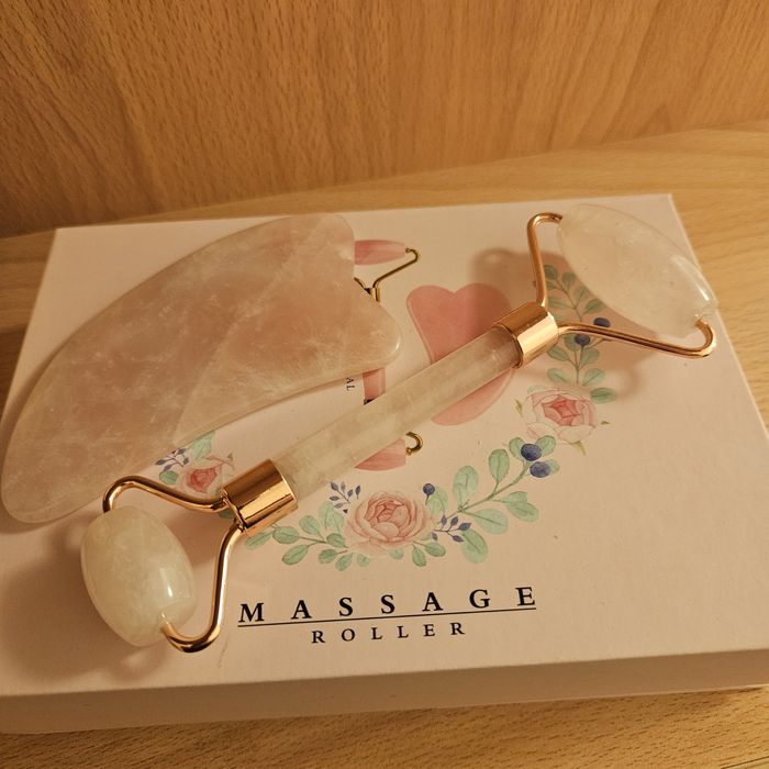 Набор массажёров для лица из натурального кварца