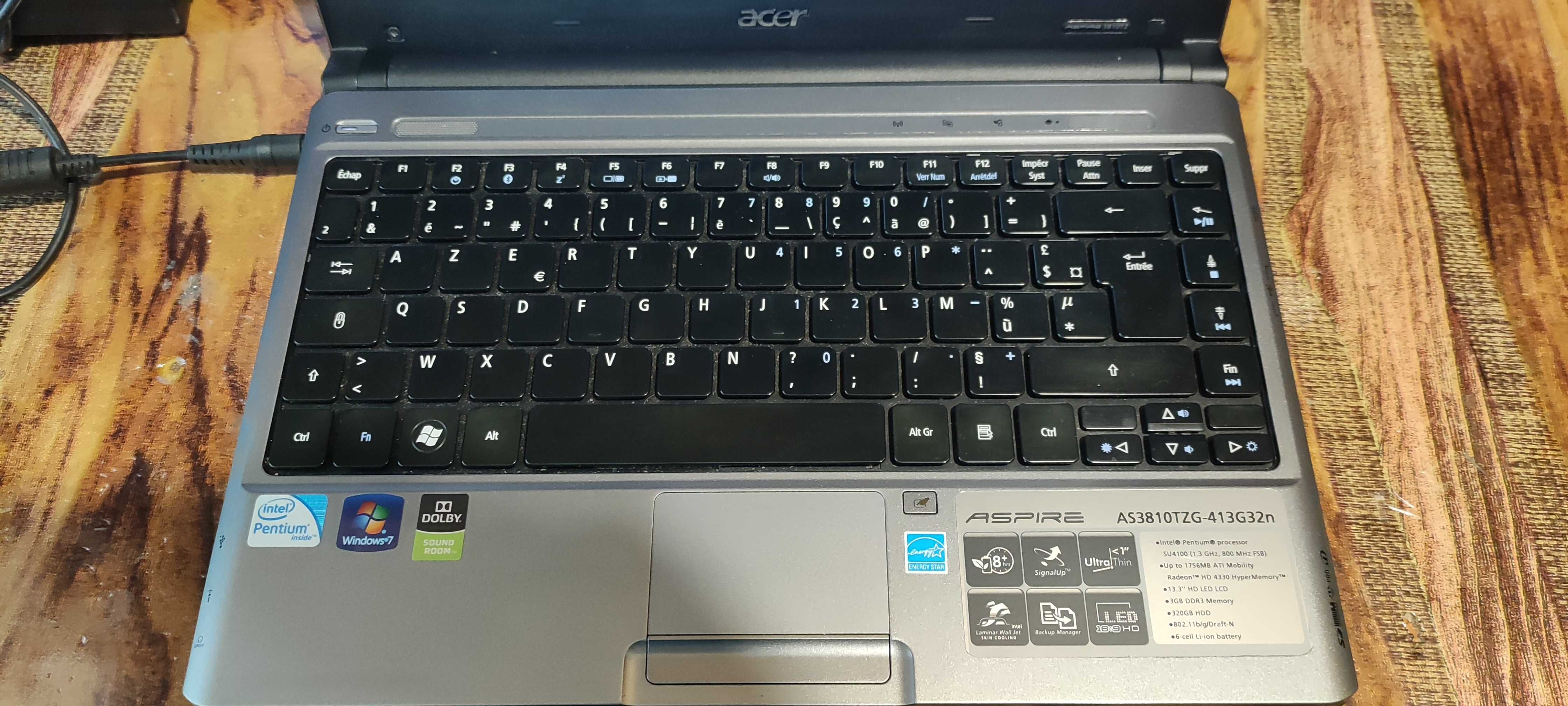 laptop acer aspire 13,3 led
