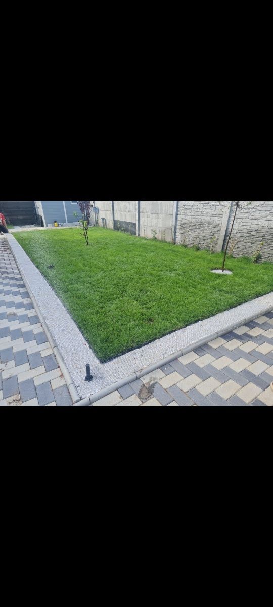 Gazon rulou sport premium și sistem automat de irigație