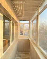 Ремонт, Утепление, Остекление, Встроенные шкафы и отделка балкона