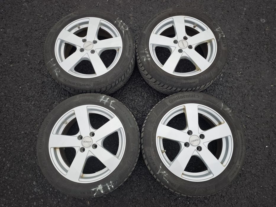 Jante aliaj Dezent cu SP, 4x100, 6,5jx16, ET45 cu anv iarna 195/55/16