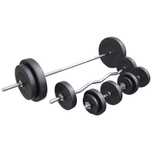 Set de bare si greutati 100 kg - 30/31 mm