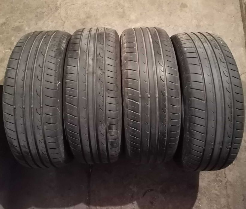 Продавам 4 броя Летни Гуми 205.55.16 на 1 сезон дот 2019 Dunlop