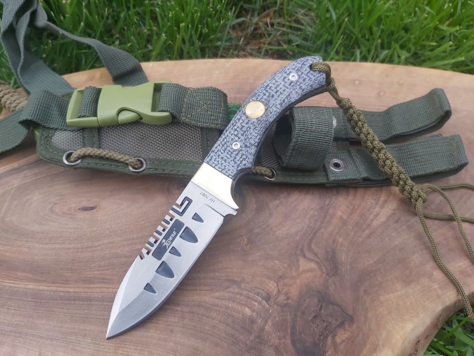 Тактически ловен нож Columbia,фултанг,кания CRKT за колан и бедро