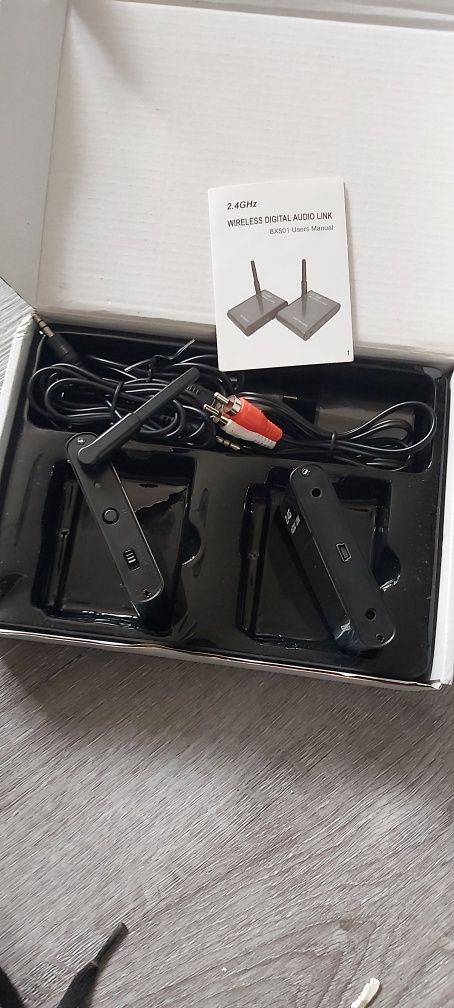 BX501 50M Universal 2.4GHz Stereo Wireless Hi-Fi Muzică Emițător Audio