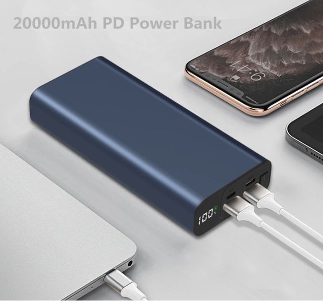 Висок клас Външна батерия РЕАЛНИ 20 000mah 5А бързо зарядно power bank