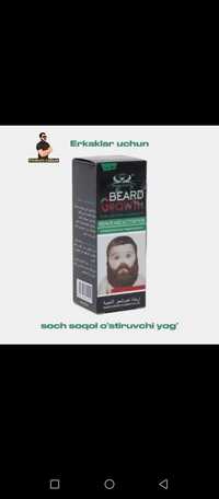 Soqol oʻstirish yoği Beard OIL