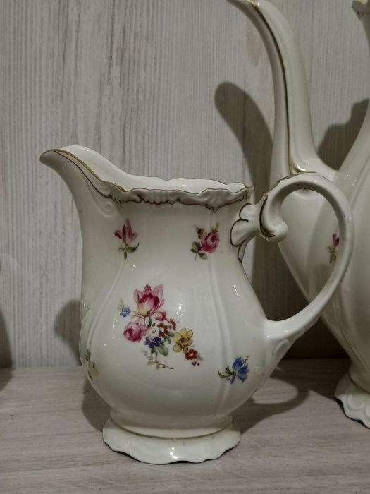Немецкий чайник и молочник  Reichenbach  МЕЙСОНОВСКИЙ  БУКЕТ