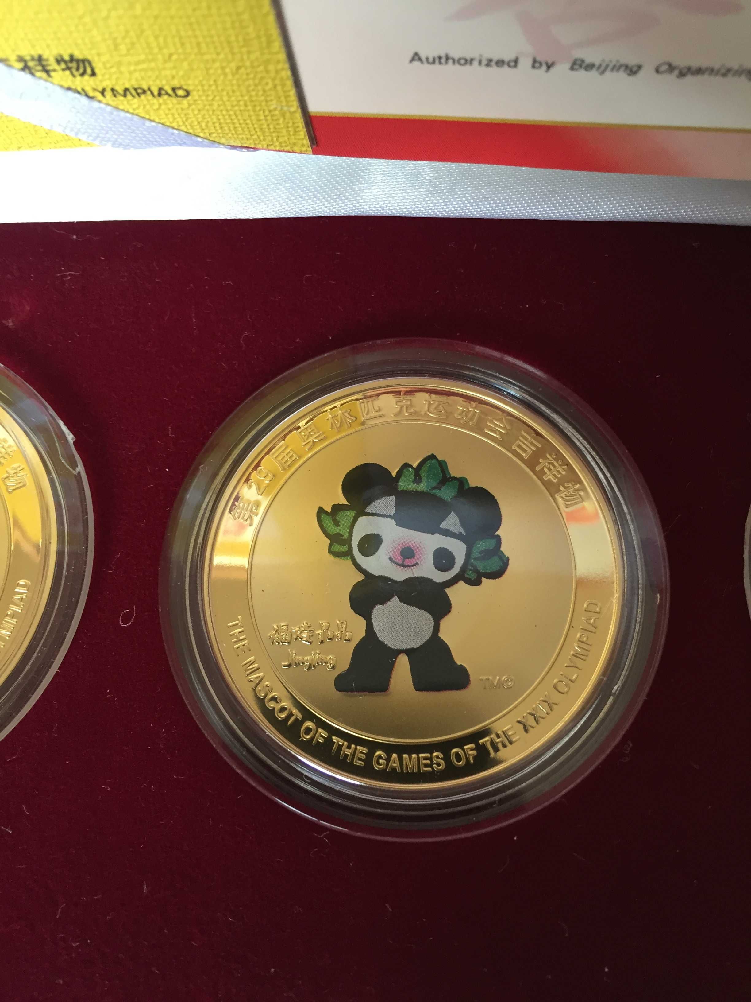 Монети  Талисманите на Олимпиадата в Пекин 2008/Beijing Olympics coins