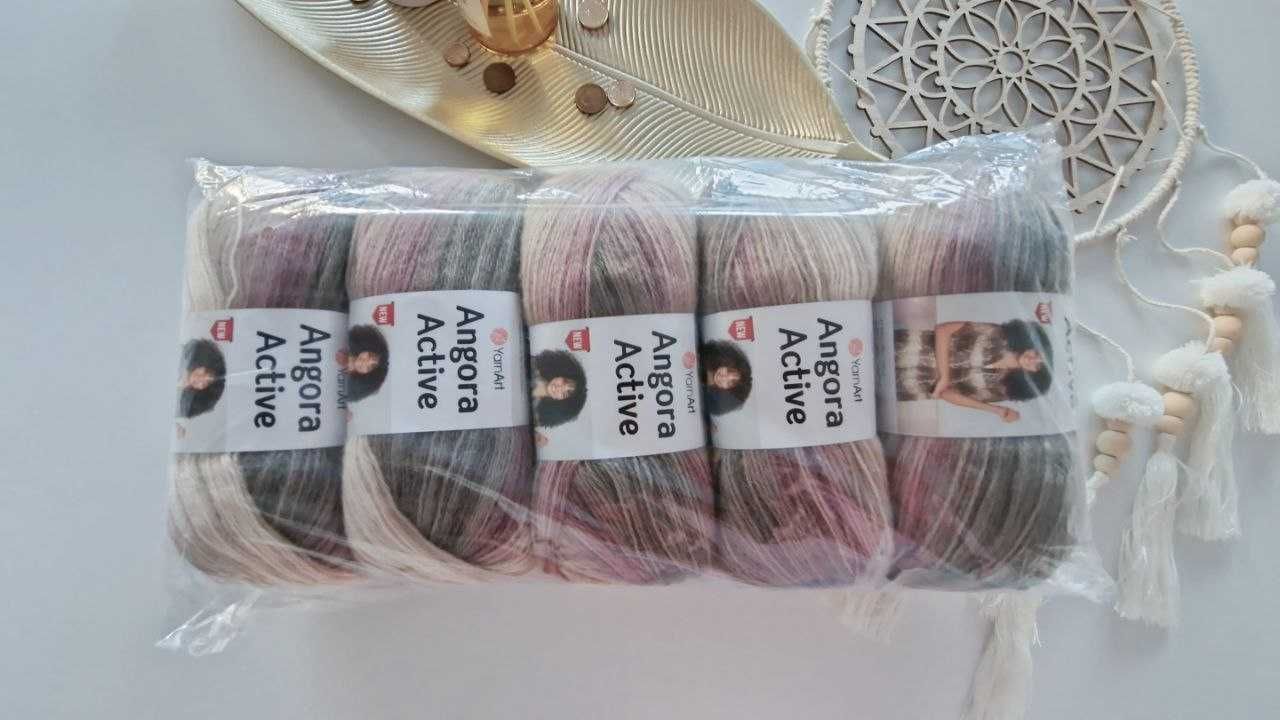 Прежда ALIZE ANGORA GOLD и плетени бански от две части-р.М