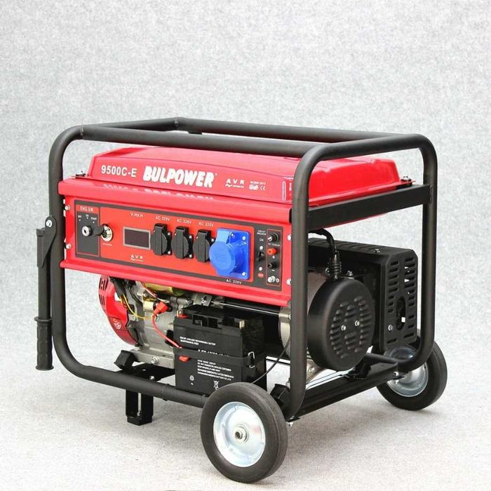 Генератор за ток 8.5kW BULPOWER 9000C-E Монофазен с ел.старт