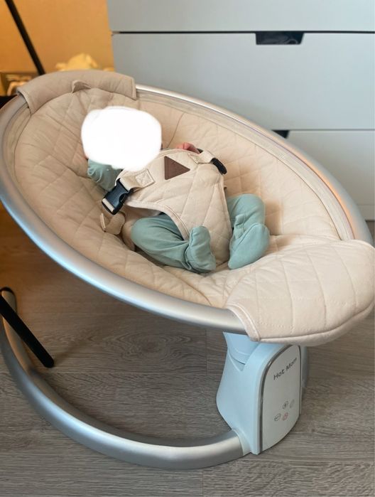 Vand Hot Mom - Leagan Electric Pentru Copii, Beige - aproape nou