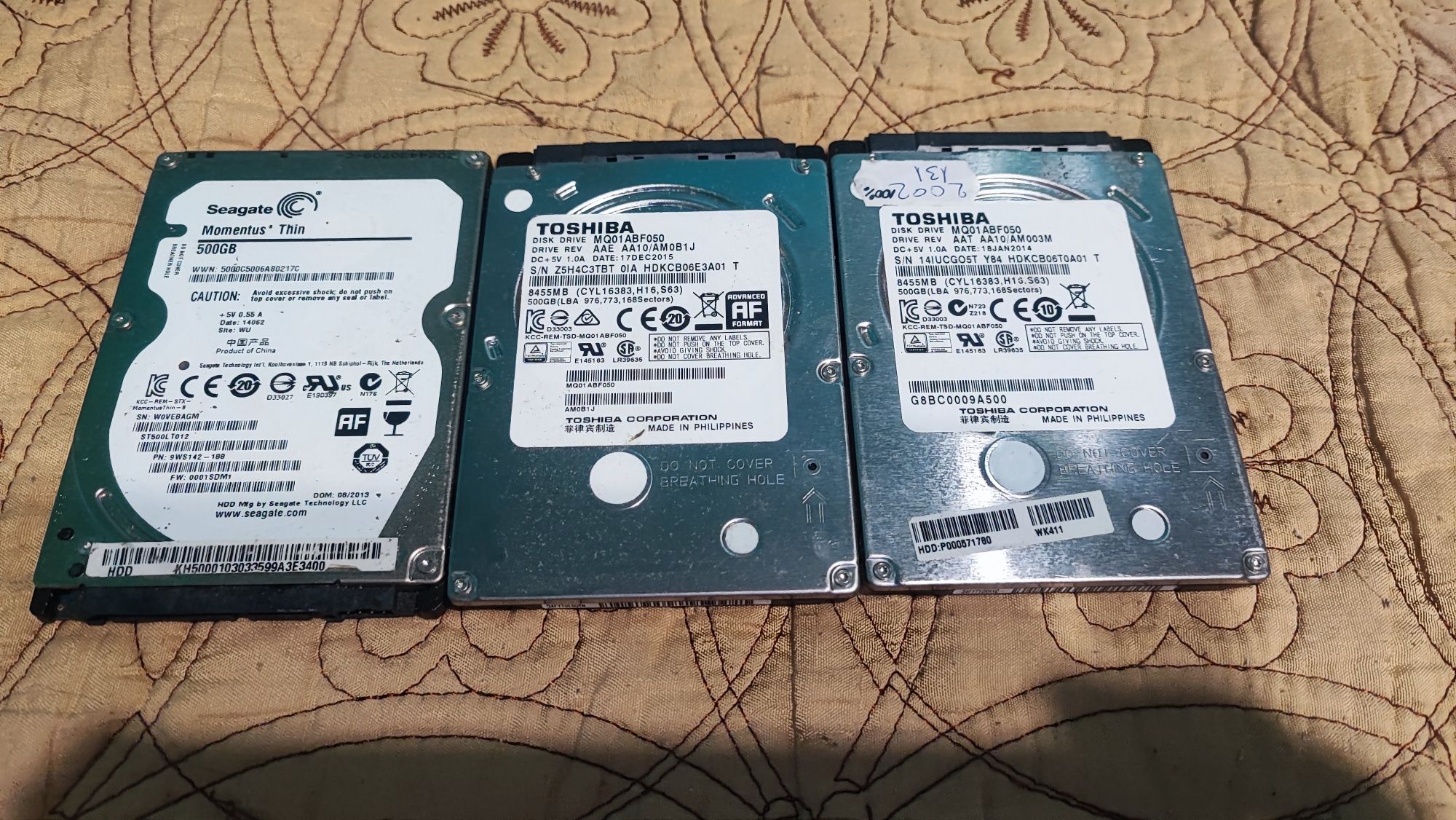 hdd hardisk laptop 2.5 slim 500gb 320gb 250gb 3.5