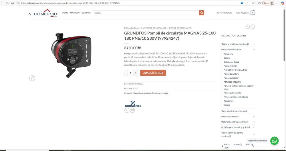 Grundfos Magna 3