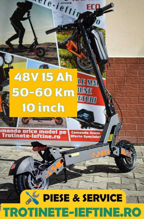 KuKirin G2 2025, Autonomie 60 km, Baterie 48V 15Ah, Sigilata