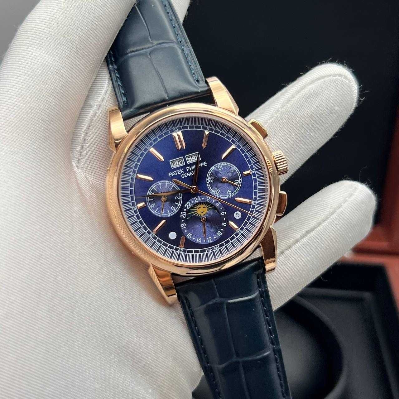 patek philippe perpetual calendar gold/blue