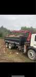 Transport pamant , nisip lemne ,moloz incarcare cu macara24t