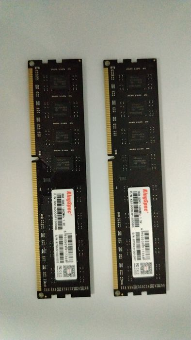 Оперативная память 2x8, 1600 частота