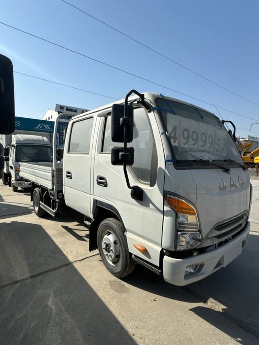 Фургон JAC фургон бороовой, дубль кабина, цельнометалический