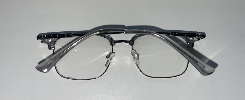 *NOU*Ochelari Chrome Hearts Argintii Transparenți Gri