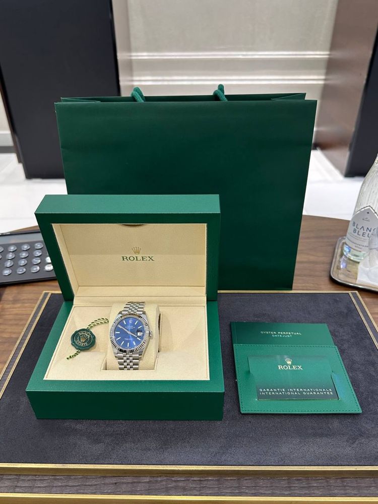 Rolex Datejust 41mm Steel and White Gold 126334 Blue Dial