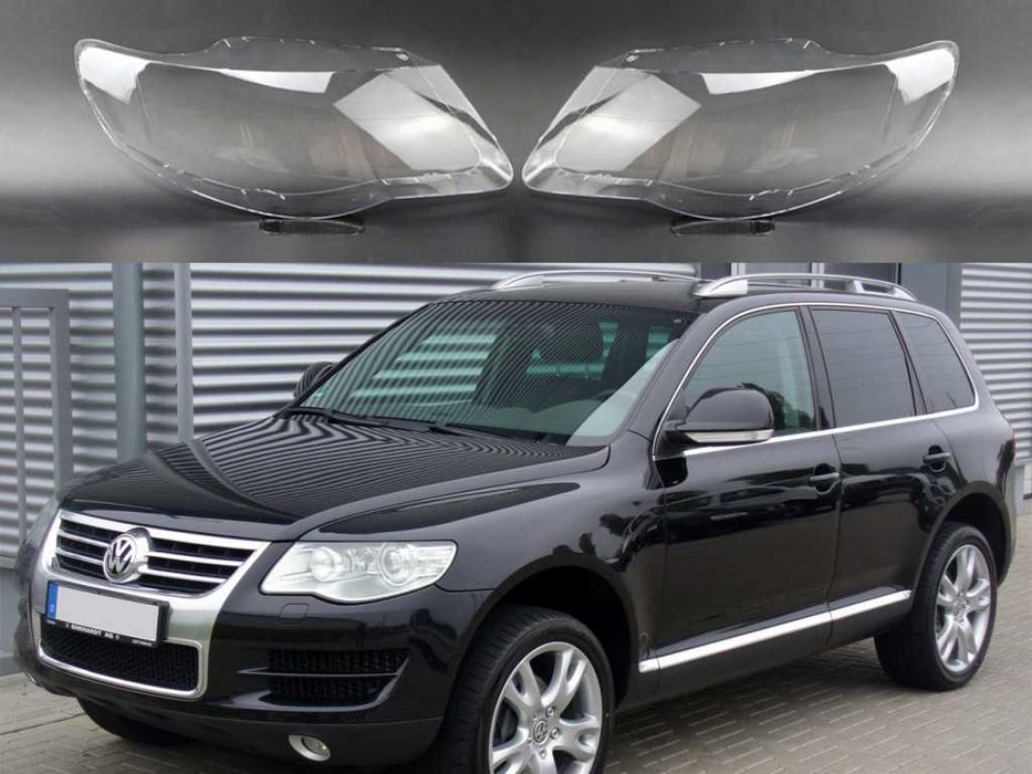 Комплект Стъкла за фарове VW Touareg 7L Facelift (2006-2010)/Тоуарег