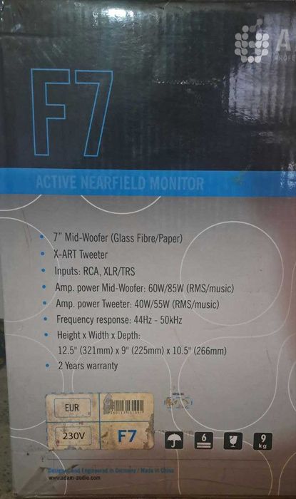 Студийный монитор ADAM F7 – В отличном состоянии!