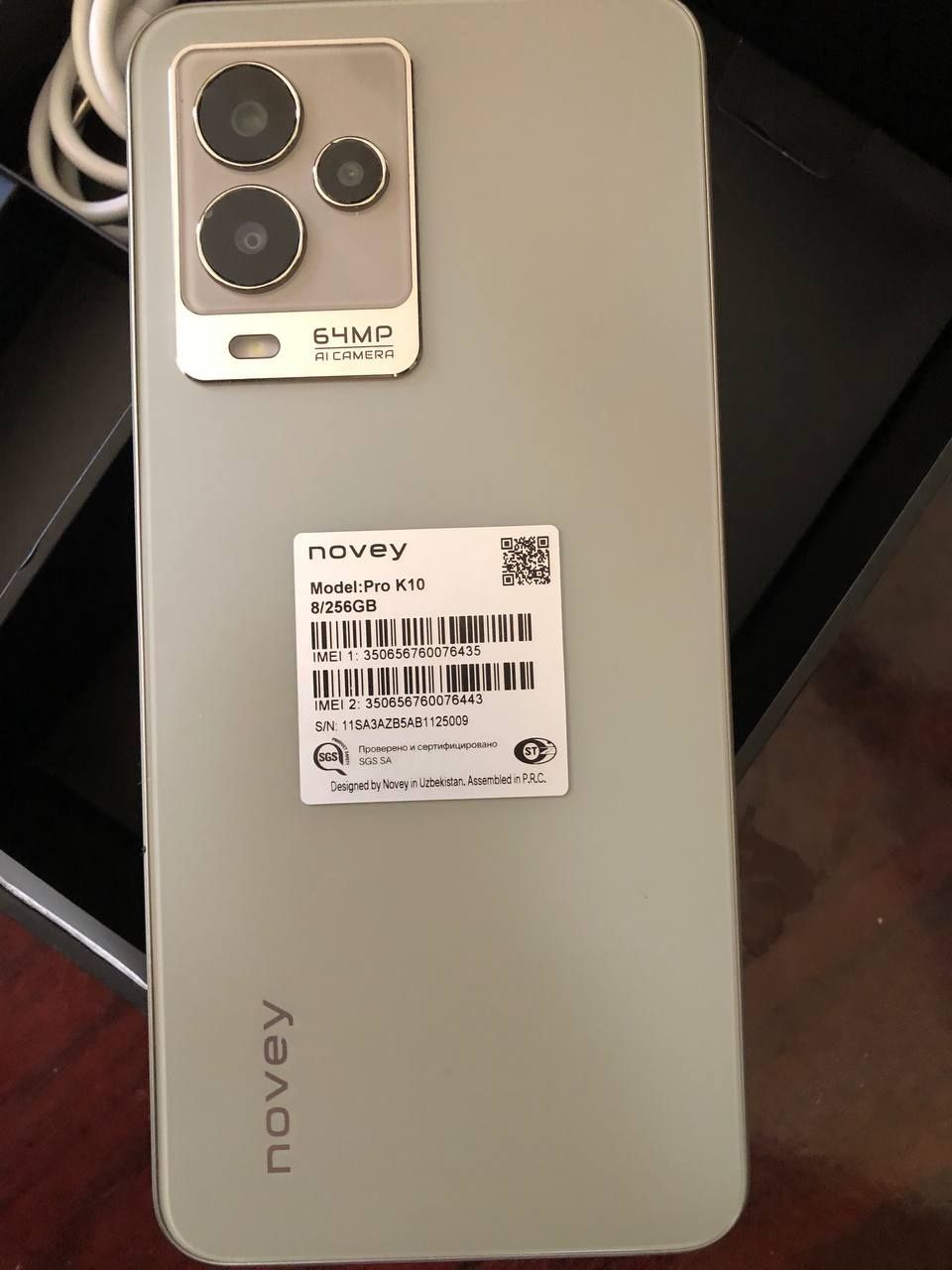 Срочно продаю почти новый Novey k10 pro 8/256 цена договорная