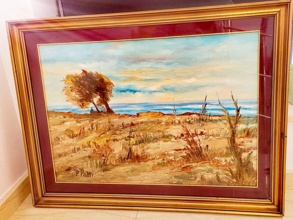 Tablou ,,Vântul schimbarii,, cuțit pe panza dim mare