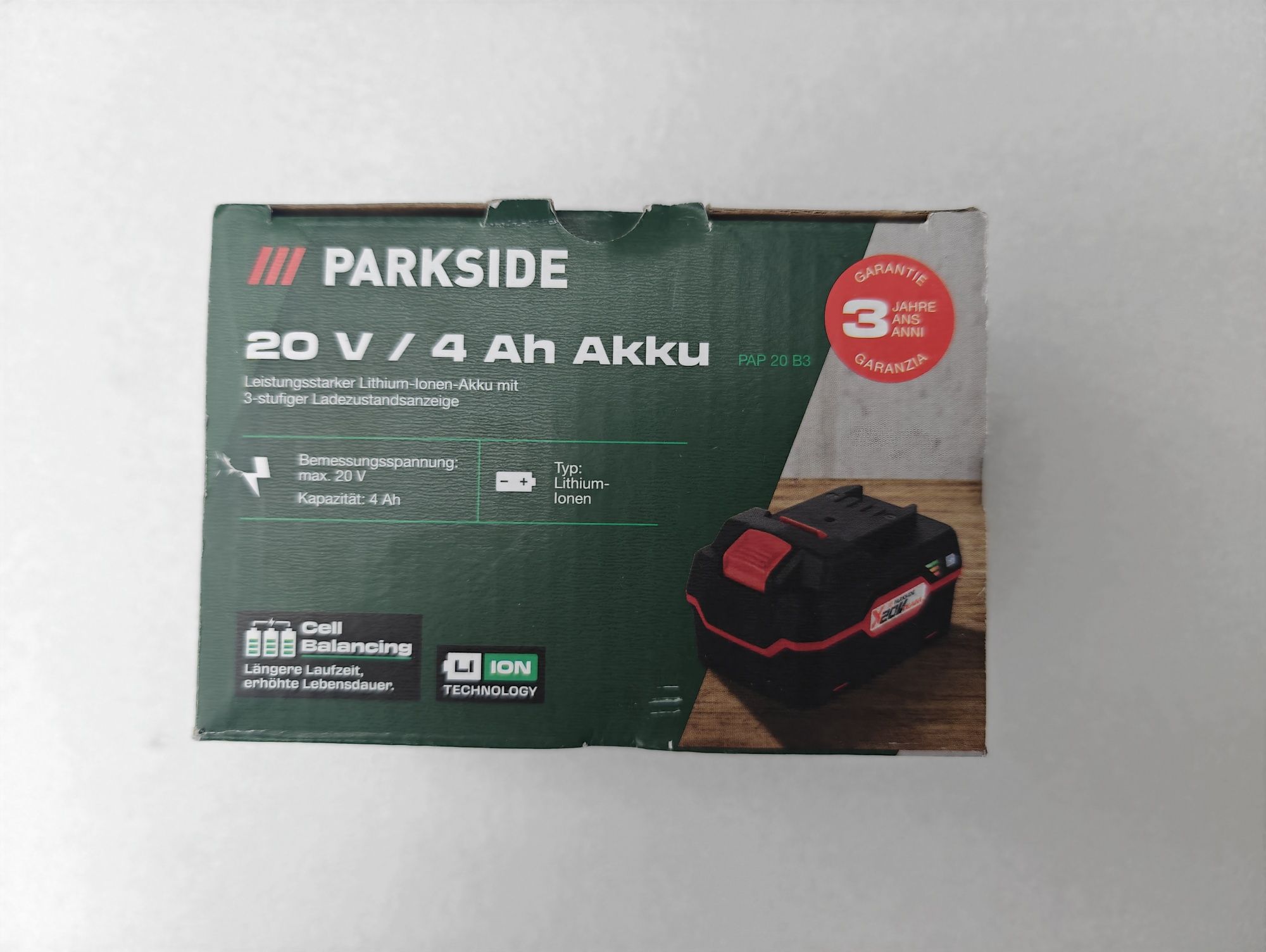 Acumulator 4 ah clasic PARKSIDE 20V X20V baterie
