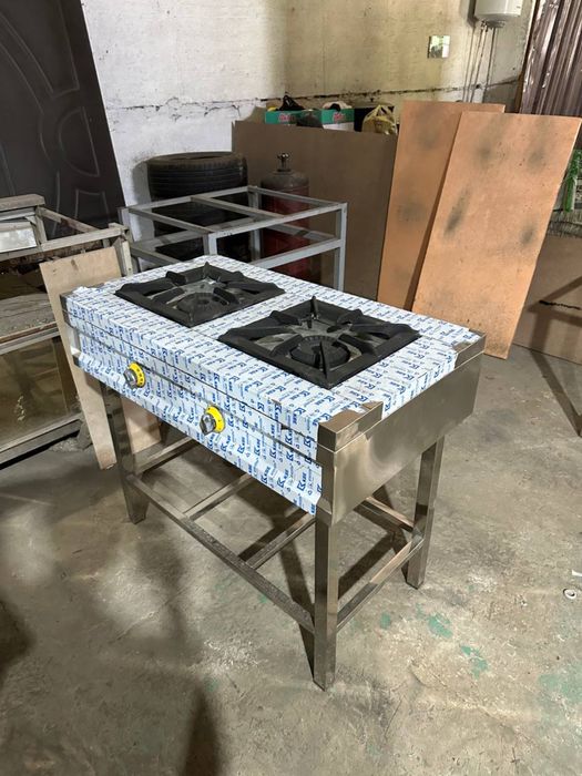 Газ плита 2х конфорочная