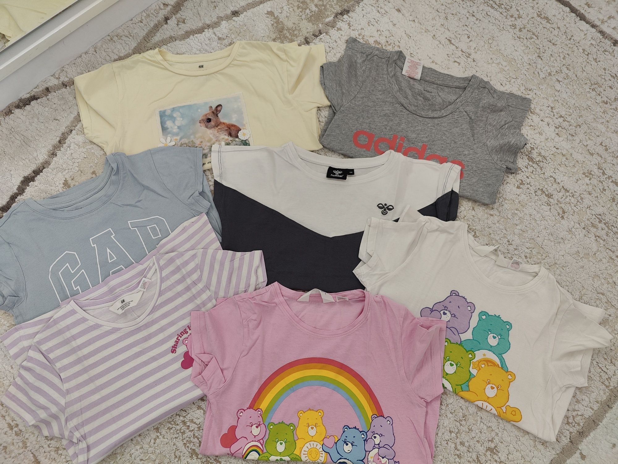 ADIDAS, HM, HUMMEL, GAP тениски за момиче, 134-140 размер