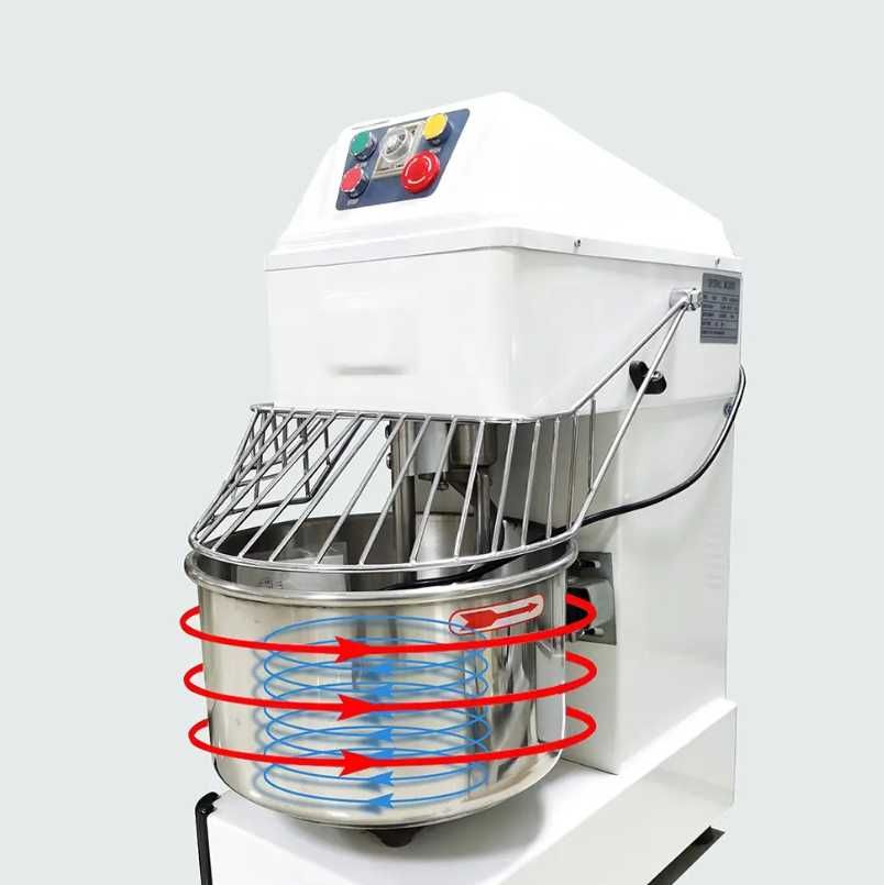 Malaxor aluat cu spirala cuva detasabila 50L motor 220V Transp Gratuit
