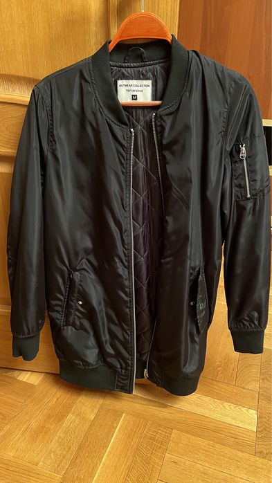 Бомбер удлиненный женский