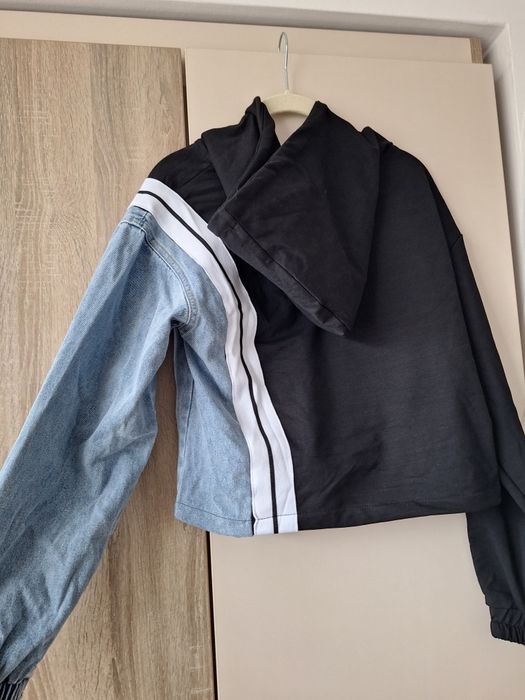 Нов комплект деним и памук размер С/М