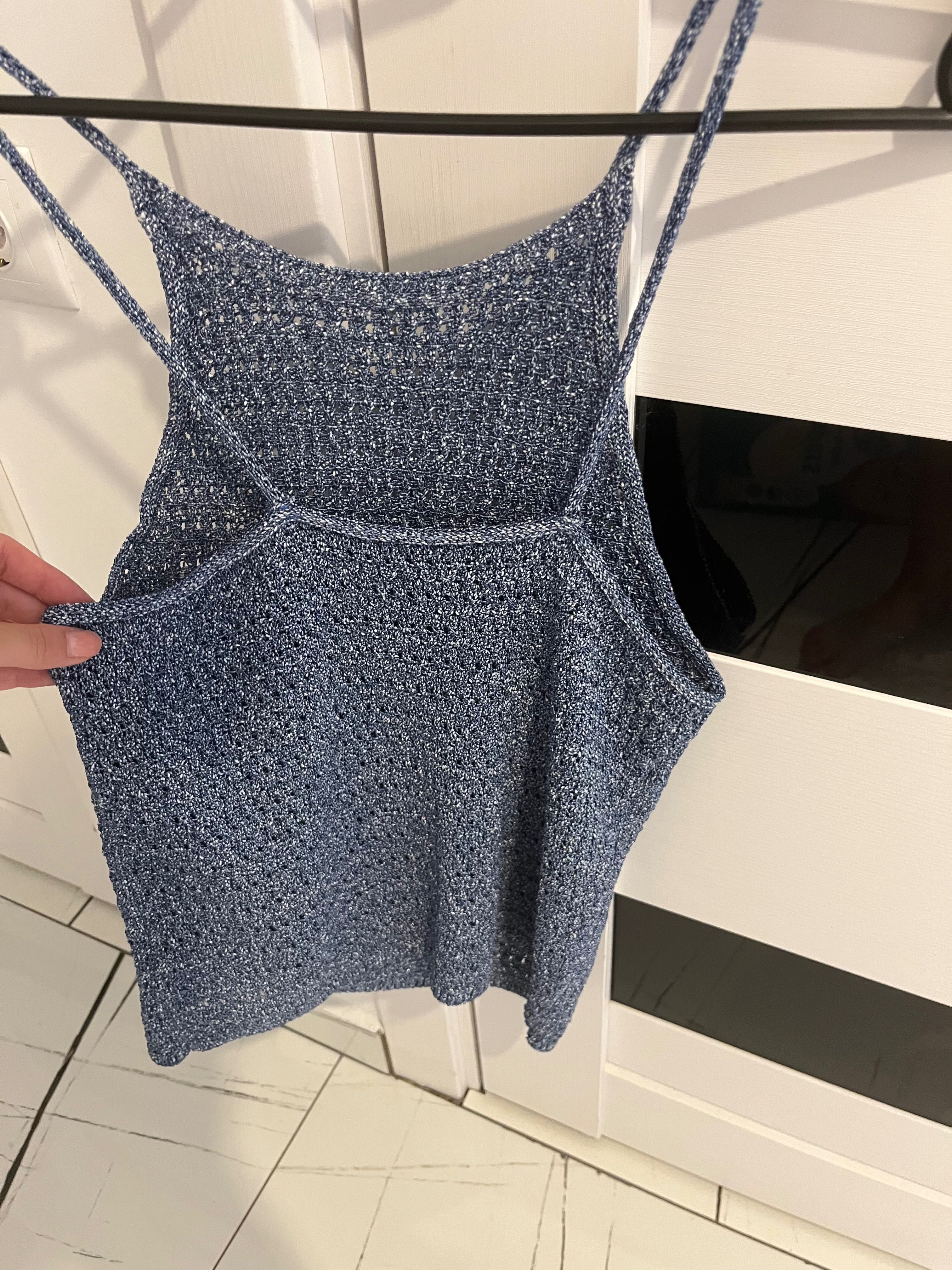 Плетен потник Massimo Dutti