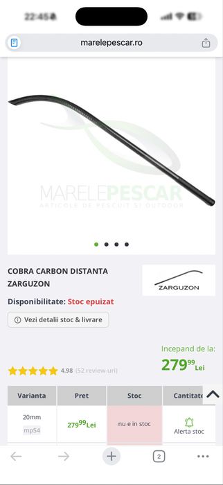 Vand Cobra de nadit Zarguzon 20mm