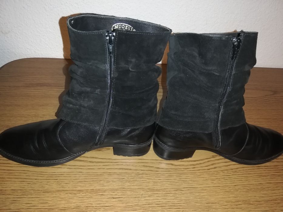 Cizme scurte piele dama 40