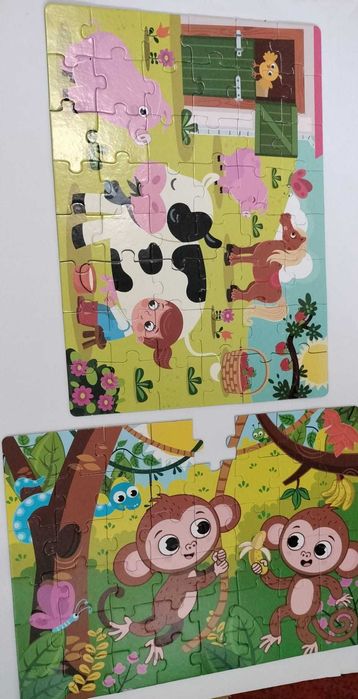 puzzle pentru copii 2 bucăți