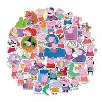 Set 50 stickere abțibilduri stickers desene animate Peppa Pig