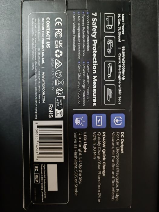 Robot pornire masina (JumpStart )profesional ,7 litrii diesel