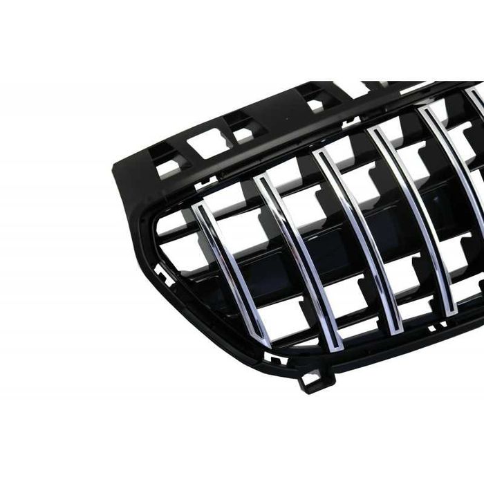 Решетка GT-R дизайн за MERCEDES A-CLASS W176 черен гланц с хром ребра