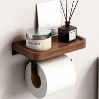 Держатель для туалетной бумаги, деревянный