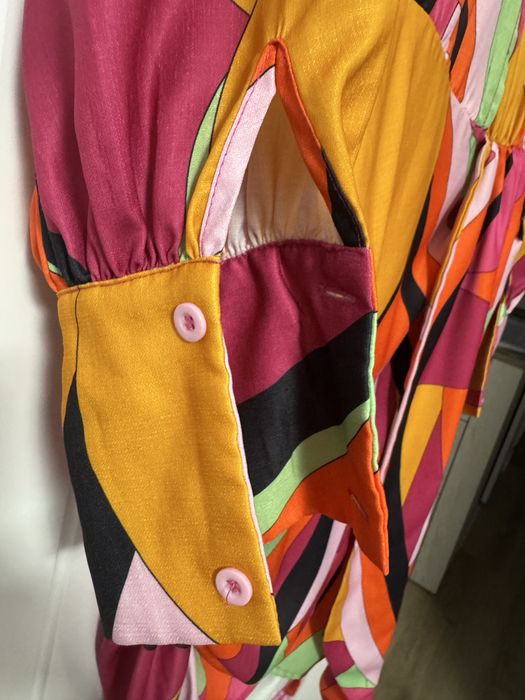 Rochie deosebită vin stil Emilio Pucci M/L-L