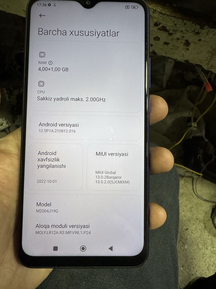 Redmi 9 sotiladi. Продается телефон Redmi 9.