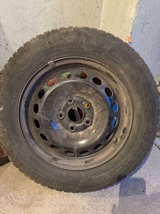 Метални джанти 15цола със зимни гуми 195/65