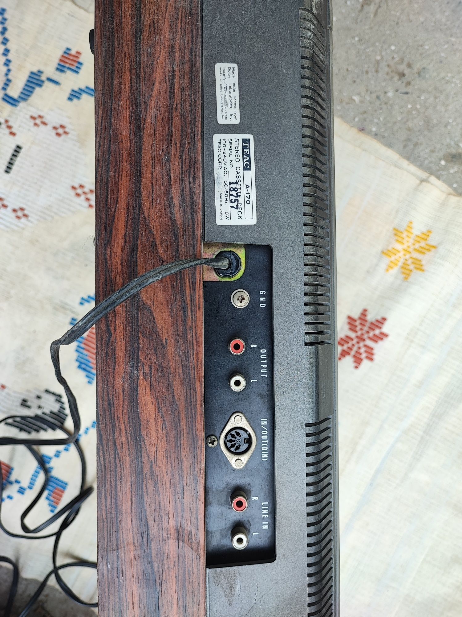 TEAC А-170 stereo Cassette Deck