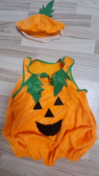 Costum dovleac copii 2-3 ani