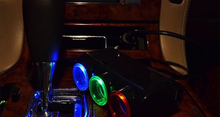 Priza bricheta 3 cai si 2 x USB euro camion 12 - 24V